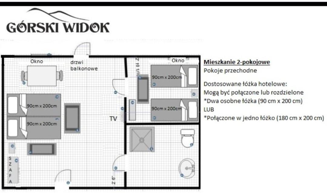 Gorski Widok Karpacz Apartamenty I Pokoje- Salon Kominkowy Pokoj fotografie